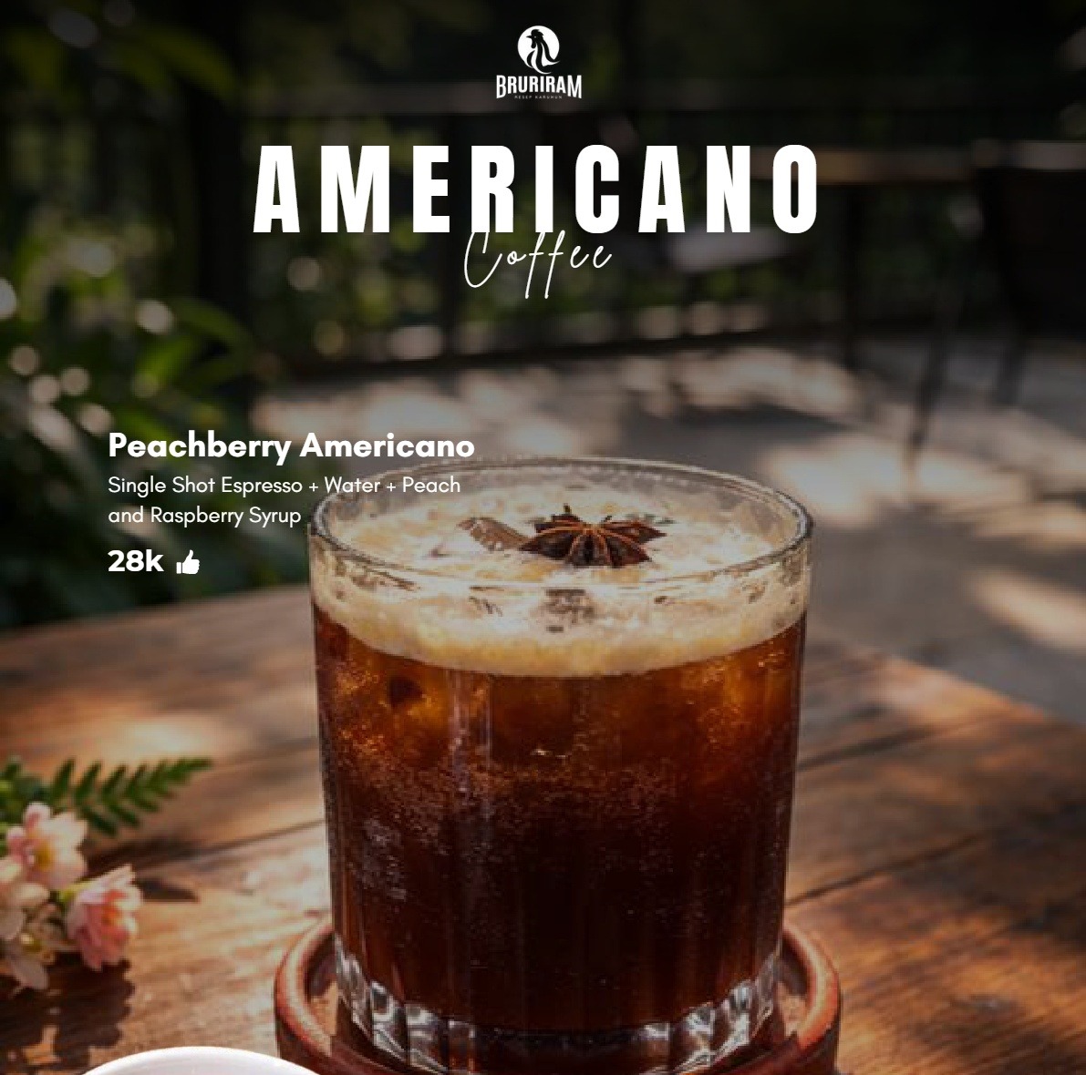 Peachberry Americano